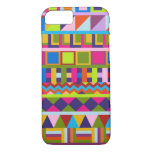 Trendy patchwork pattterns iPhone 8/7 case
