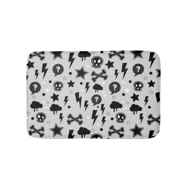 Trendy pattern bathroom mat (Front)