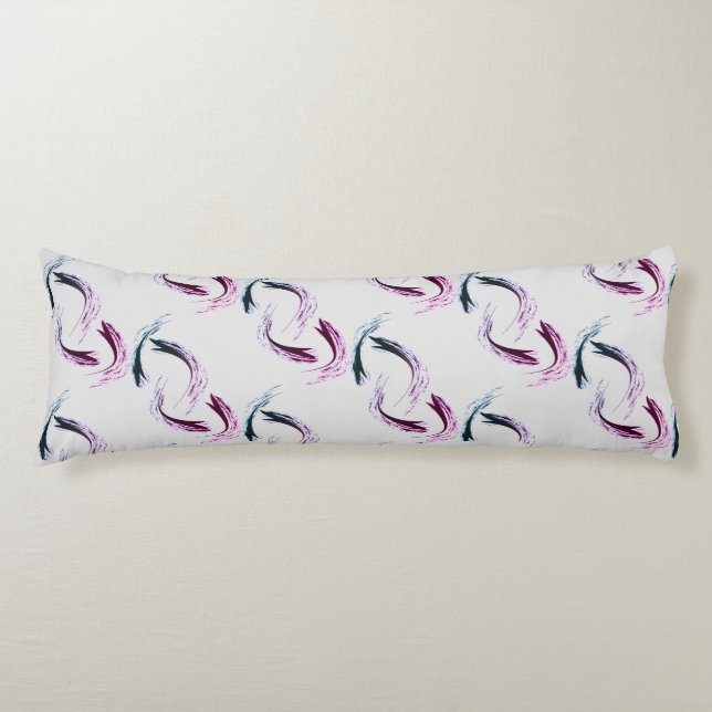 Trendy pattern Body Pillow (Front)