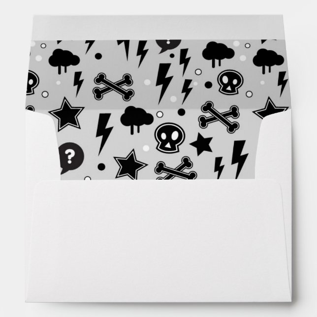 Trendy pattern envelope (Back (Bottom))