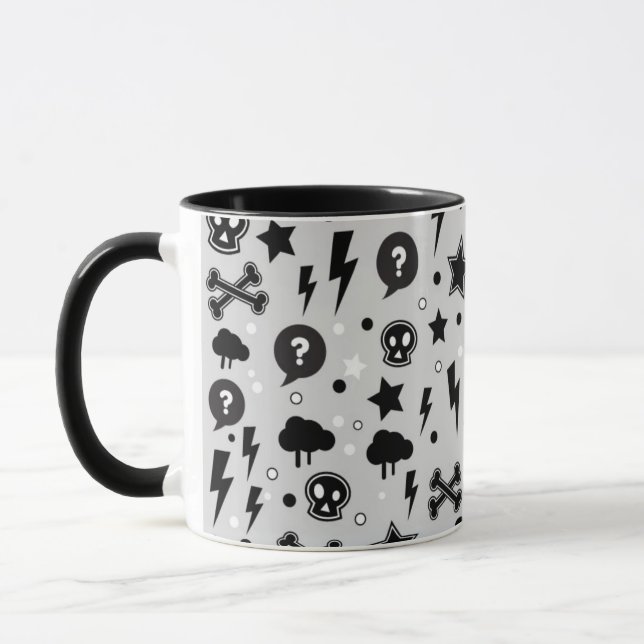 Trendy pattern mug (Left)