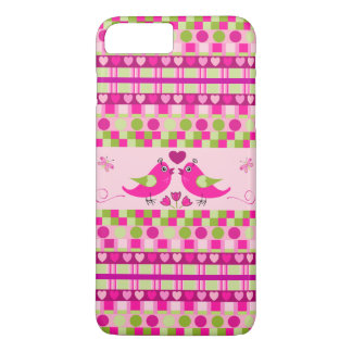 Trendy Patterns and Love Birds iPhone 8 Plus/7 Plus Case