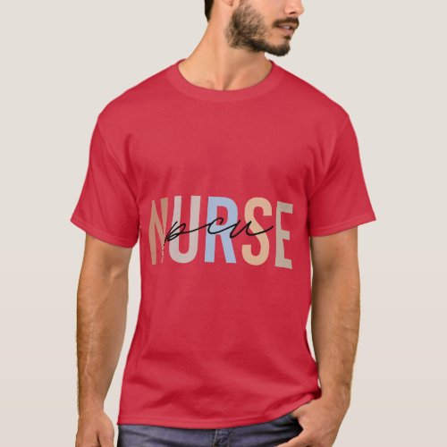 Trendy PCU Nurse T_Shirt