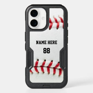 Trendy Personalized Baseball Name and Number       iPhone 16 Case