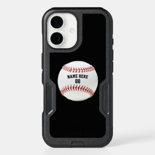 Trendy Personalized Baseball Name and Number       iPhone 16 Case