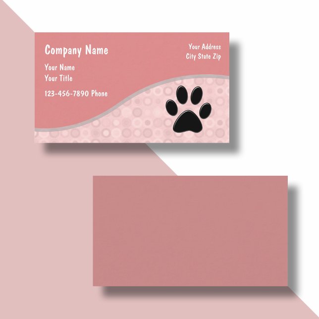 Trendy Pet Themed Business Card (Creator Uploaded)
