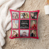 Trendy Photo Collage Pillow ANY EVENT Personalized (Blanket)