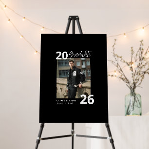 Trendy Photo Graduation Guest Signature Foam Board