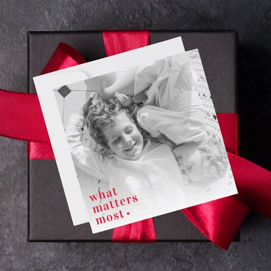 Trendy Photo & What Matters Most Positive RedQuote