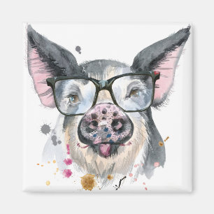 Trendy Pig Magnet