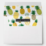 Trendy Pineapple Pattern | Add Your Name Envelope