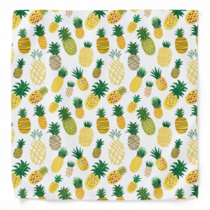 Trendy Pineapple Pattern Bandana