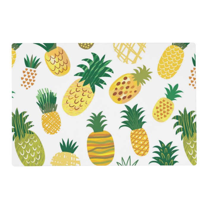 Trendy Pineapple Pattern Placemat