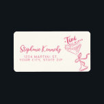Trendy Pink A Tini Bit Older 30th Birthday Label<br><div class="desc">Add a flirty finishing touch to your party with these trendy pink “A Tini Bit Older” 30th birthday return address labels! Perfect for invitation envelopes,  these stylish and customizable labels bring a playful martini vibe to your celebration.

Trendy Pink A Tini Bit Older 30th Birthday Return Address Labels</div>