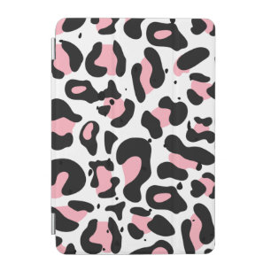 Trendy Pink and Black Leopard Print iPad Mini Cover