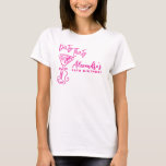 Trendy Pink Dirty Thirty 30th Birthday T-Shirt<br><div class="desc">Celebrate her milestone 30th birthday with these trendy pink “Dirty Thirty" birthday T-Shirts! Personalize the details and match the party vibe perfectly!

Trendy Pink Dirty Thirty 30th Birthday T-Shirt</div>