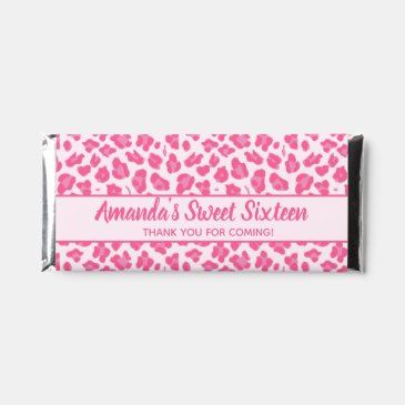 Trendy Pink Leopard Print - Sweet Sixteen
