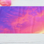 Trendy Pink Purple Blue Golden Sunset Chiffon Scarf<br><div class="desc">Pinks,  yellows,  purples and oranges,  along with a swath of royal blue,  make this beautiful sunset chiffon scarf extremely versatile and suitable for much of your wardrobe.</div>