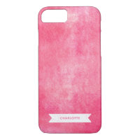 Trendy Pink Rolled Ink iPhone 8/7 Case