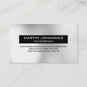 Trendy Plain Professional Business Card