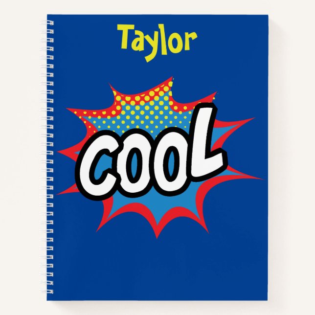 Trendy Pop Art Notebook (Front)