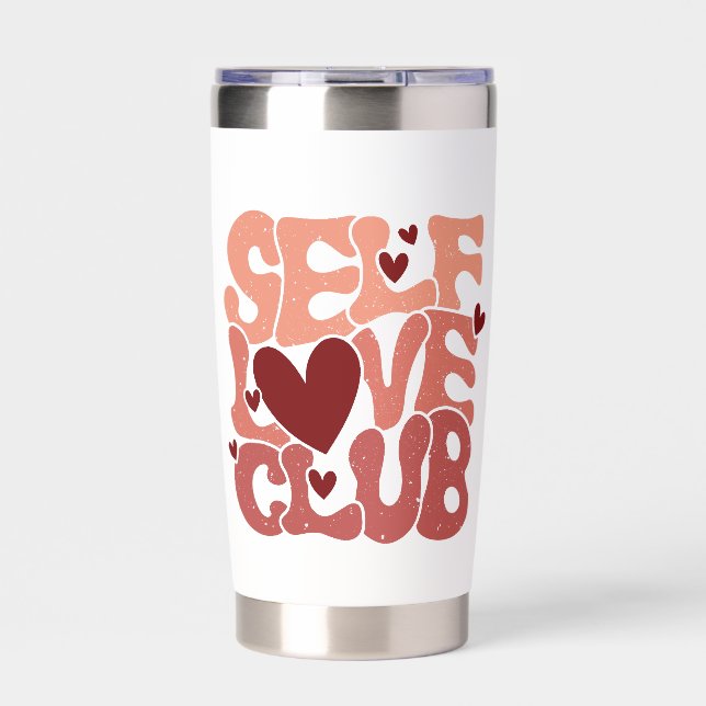 Trendy Positive Affirmation Aesthetic Quote Insulated Tumbler (Front)
