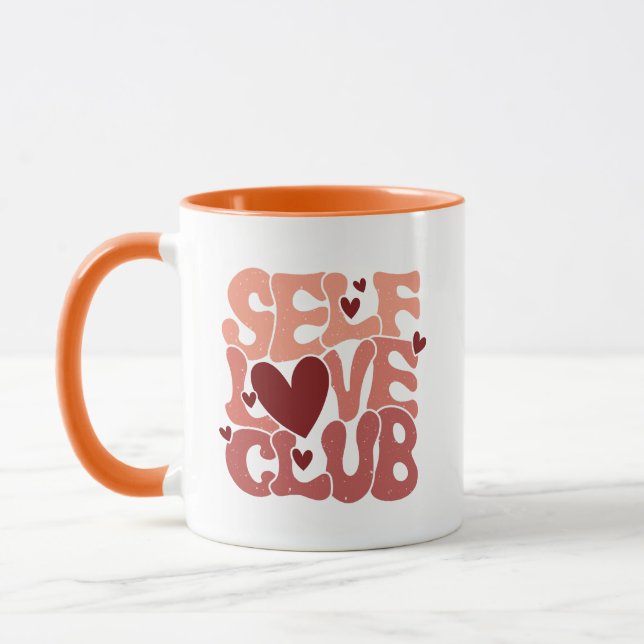 Trendy Positive Affirmation Aesthetic Quote Mug (Left)