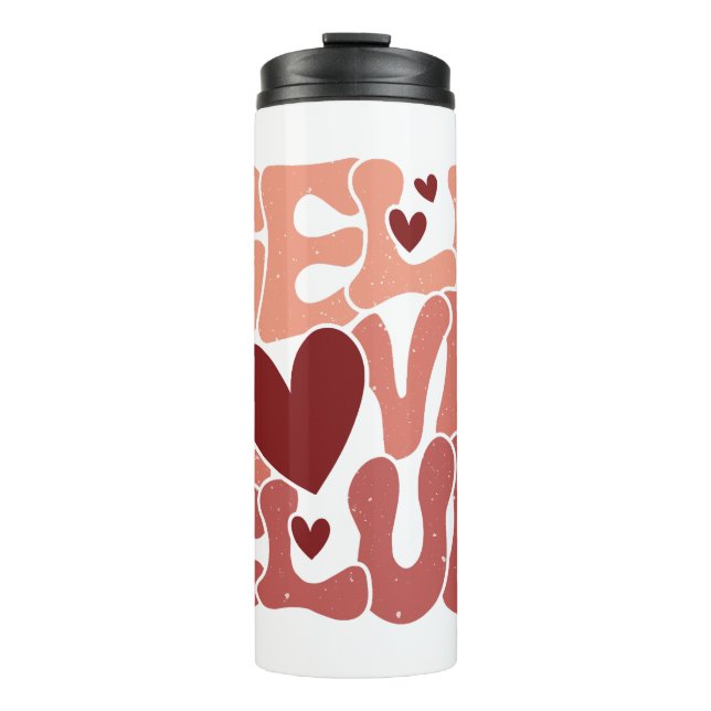 Trendy Positive Affirmation Aesthetic Quote Thermal Tumbler (Front)