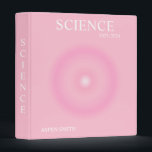 Trendy Preppy Pink Aura Aesthetic 3 Ring Binder<br><div class="desc">Awesome aura aesthetic binder for back to school!</div>
