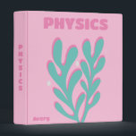 Trendy Preppy Pink Beach 3 Ring Binder<br><div class="desc">Show off your preppy style with this preppy aesthetic binder! Perfect for back to school,  this binder features an amazing preppy aesthetic cover,  that you can personalize with your name and class subject. You can even customize the colors! It's the perfect accessory for any preppy girl!</div>