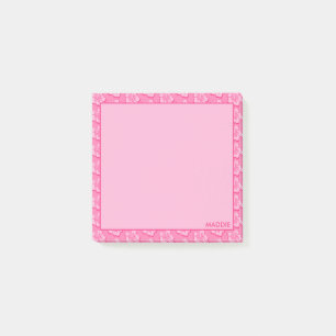 Trendy Preppy Tropical Floral  Post-it Notes