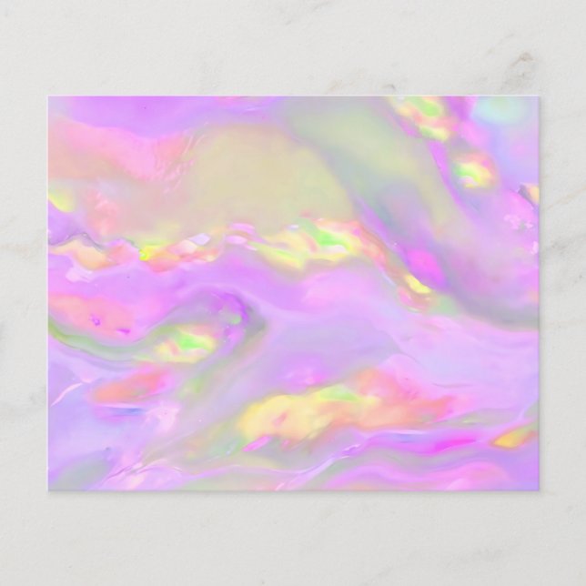 Trendy pretty colorful abstract waves