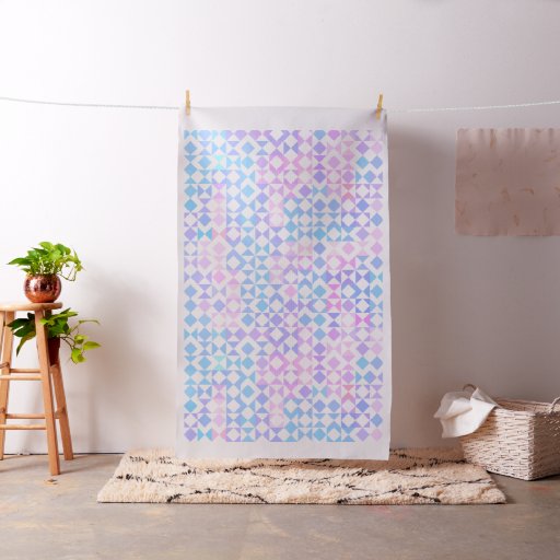 Trendy Pretty Triangle Geometric Fabric