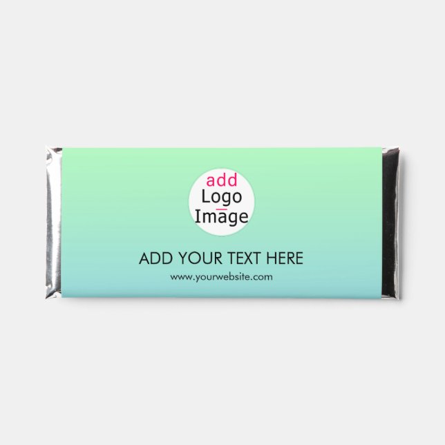 Trendy Professional Business Custom Gradient   Hershey Bar Favors (Front)