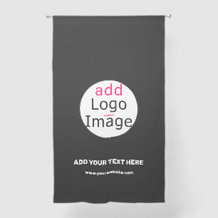 Trendy professional modern custom brand black sheer curtains