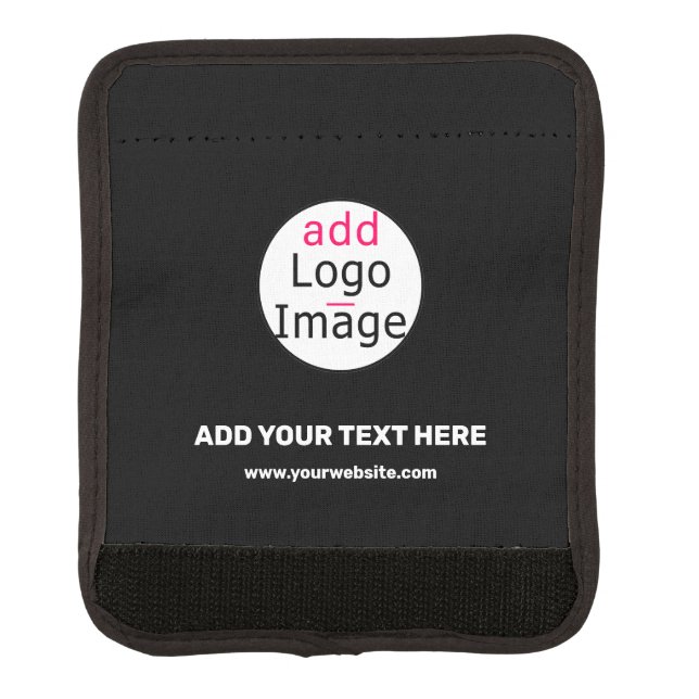 Trendy professional modern customizable brand   luggage handle wrap (Front)