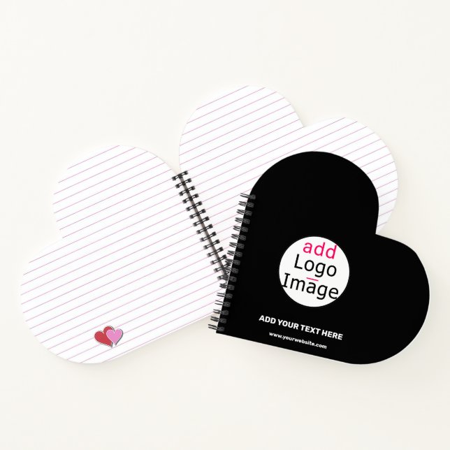 Trendy professional modern customizable brand  notebook (Inside)