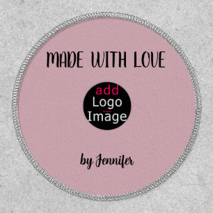 Trendy professional modern customizable brand pink patch