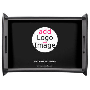 Trendy professional modern customizable brand serving tray