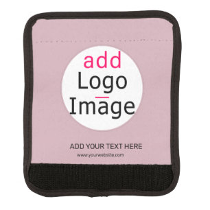 Trendy professional modern customizable dusty rose luggage handle wrap