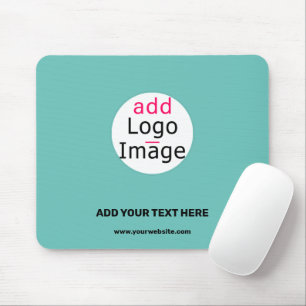 Trendy professional modern customizable fresh mint mouse pad
