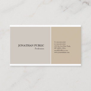 Trendy Professional Modern Elegant Harmonic Colors Business Card