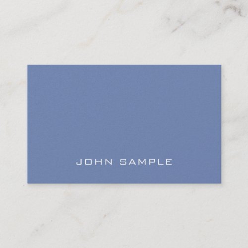 Trendy Professional Modern Pearl Finish Deluxe Business Card
