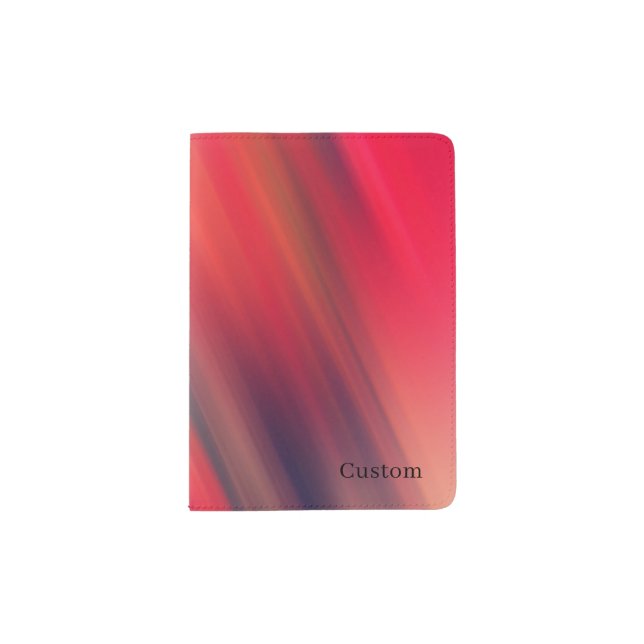 Trendy Professional Modern Simple | Travel  Passport Holder (Front)