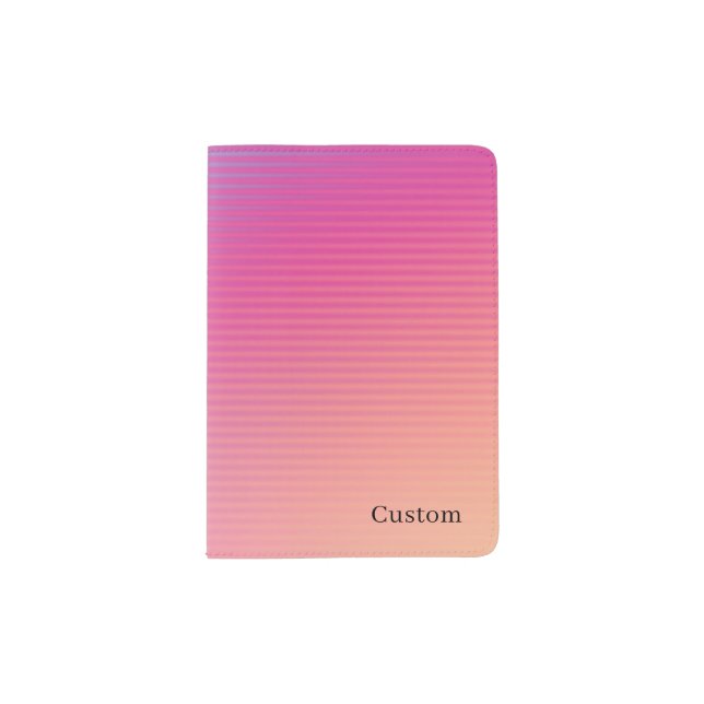 Trendy Professional Modern Simple | Travel  Passport Holder (Front)
