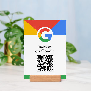 Trendy Professional Scan to Review Google QR Code Holder