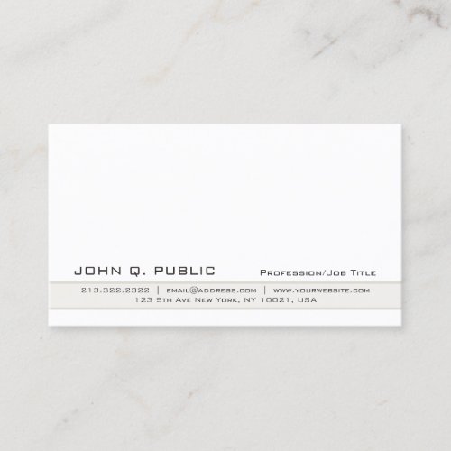 Trendy Professional Sophisticated Vintage Colors Business Card