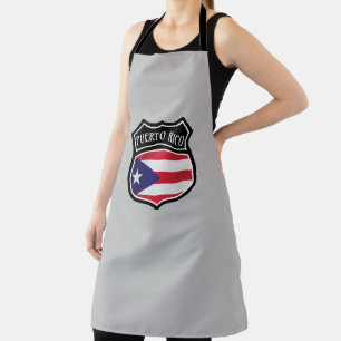 Trendy Puerto Rico Flag National Symbol Apron