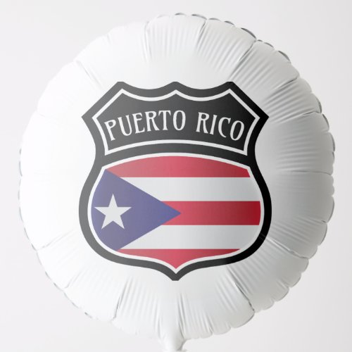 Trendy Puerto Rico Flag National Symbol Balloon