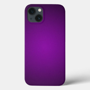 Trendy Purple-Black Grainy Vignette iPhone 13 Case